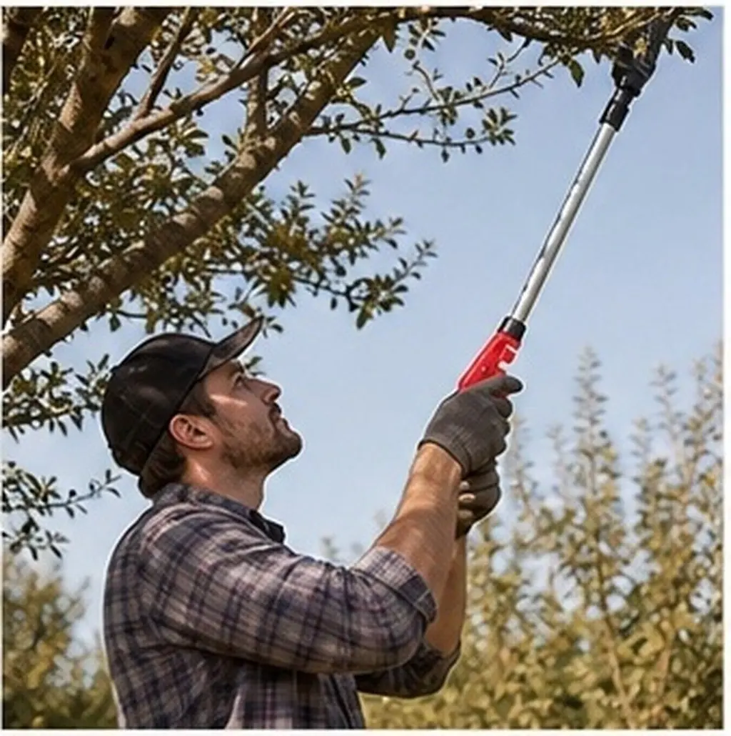 High Branch Shear Grip Heavy Duty Weather Resistant Plastic Hand Fitting Ergonomic Pole Pruner Grip for Tree Trimming