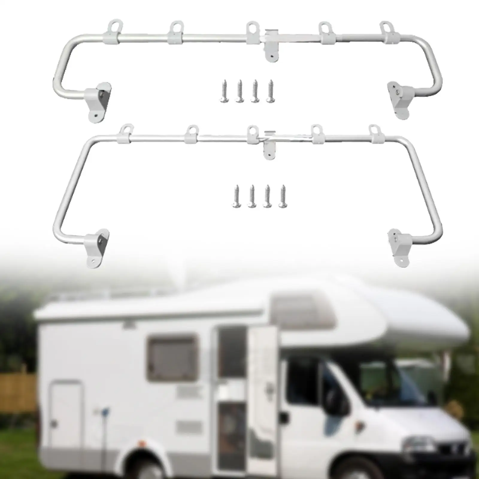 

Folding Clothes Rack for RV Bathroom Easily Install Sturdy Versatile Anti Slip Hook Accessories Space Saving Organizer Generic