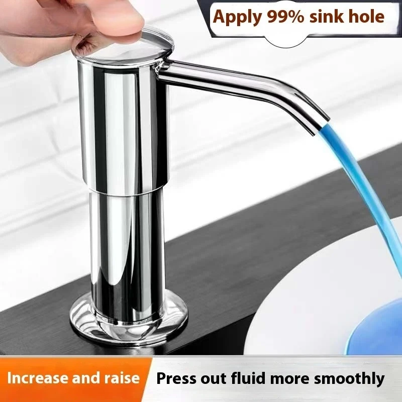 

Kitchen Soap Dispenser Sink Soap Dispenser Pump Kitchen Hand Cleaner Tool Kitchen Pressure Liquid Dispenser Bottle