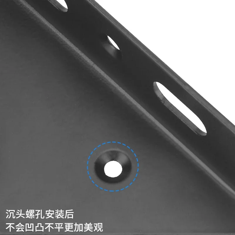 Three-Side Fixed Angle Code Corner  90-Degree Right  Cabinet Suspension Rail Multi-Functional  Iron Triangle