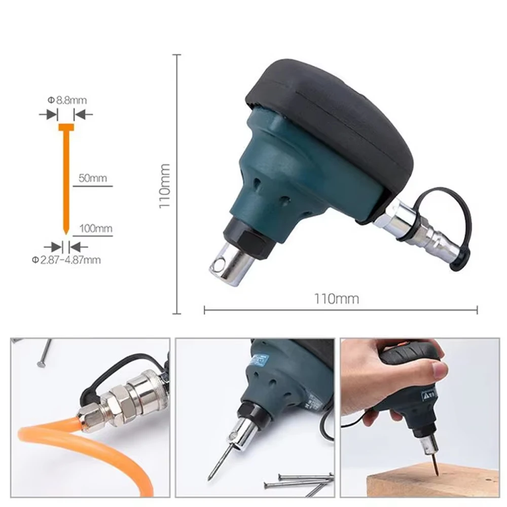 Pneumatic Hammer Mini Palm Hammer Pneumatic Nail Gun Specialized for Loose Nails Steel Nails Tools