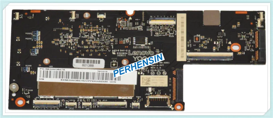  FOR Lenovo Yoga 910-13IKB Laptop Motherboard 8GB i7-7500 2.7Ghz CPU 5B20M35075 1 TESTED PERFECTLY