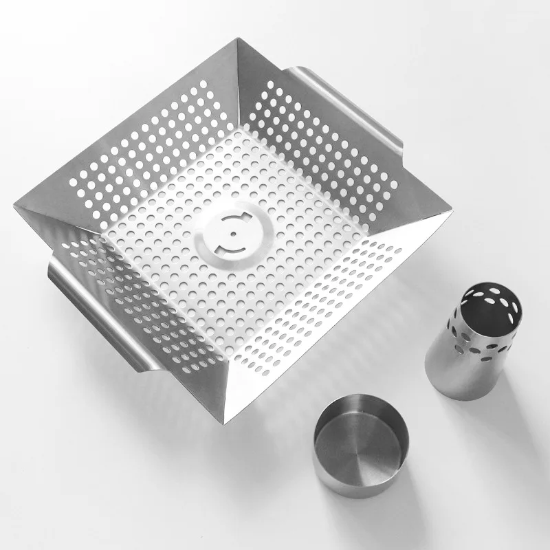 Suitable for BBQ Beer Grill Chicken Plate Stainless Steel  Chicken Plate, Turkey Rack Outdoor Foldi