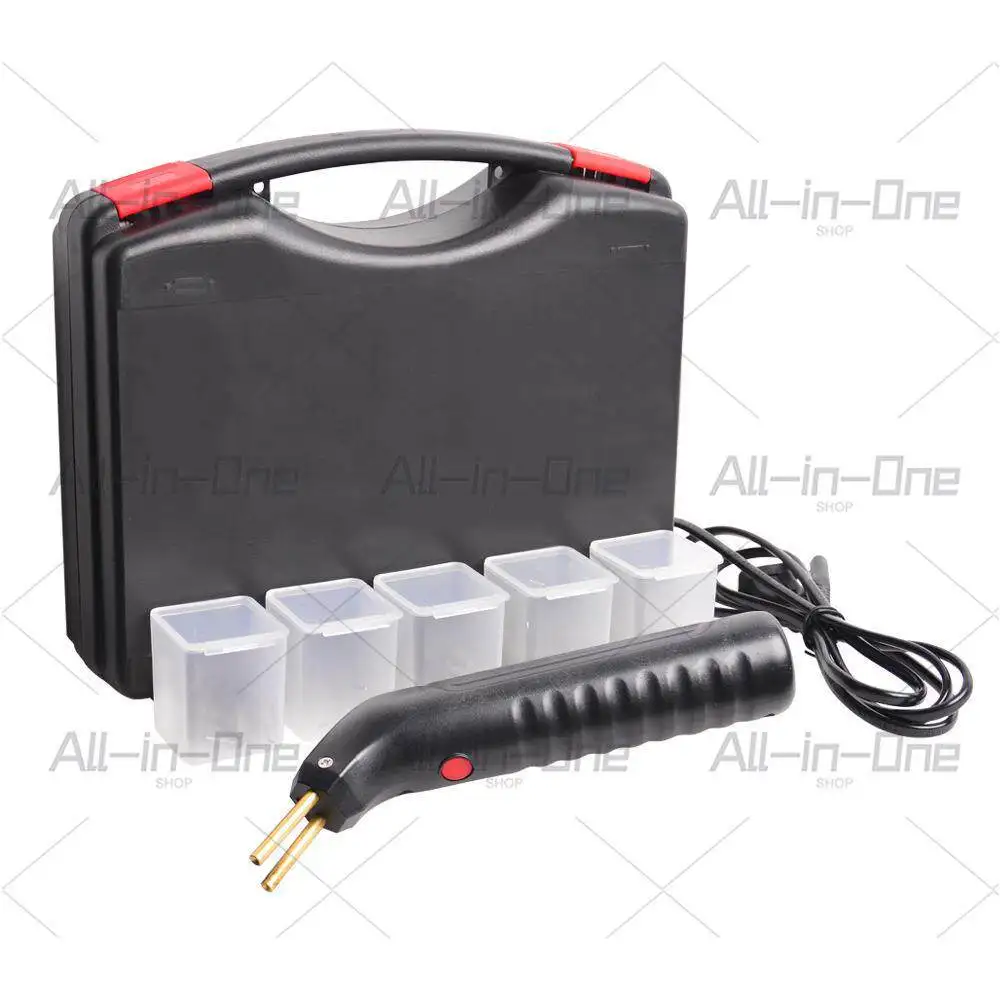 Plastic Welding Machine Patch Machine Plastic Soldering Iron with Staples Car Bumper Body Repair PP PE PVC Gap Repair Kit
