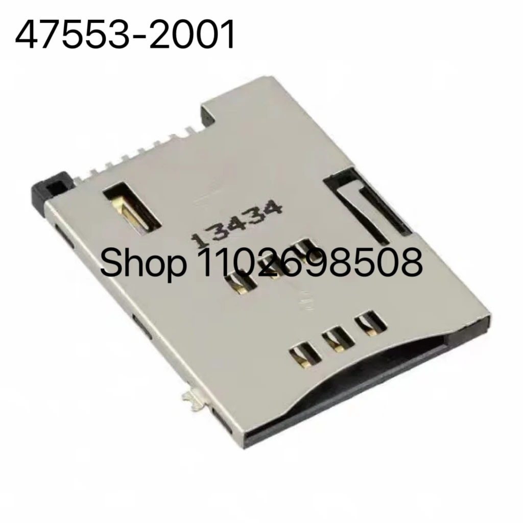 

10pcs MOLEX SIM Card Holder, 475532001, 47553-2001, 1.8 M Height