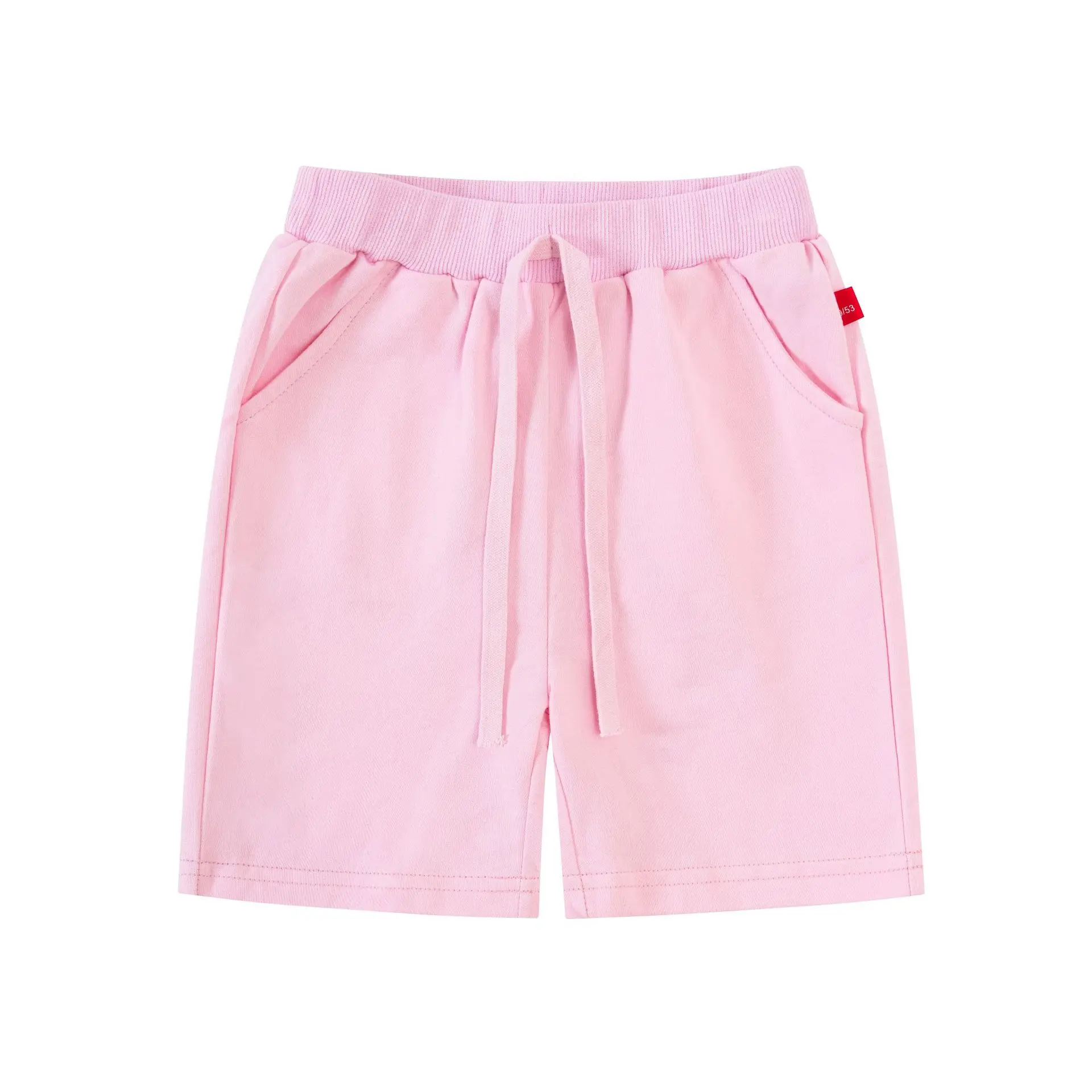 1pcs 100% Cotton Kid Shorts Boy Girl Solid Color Short Baby Solid Color Casual Pant Summer Children Sport Short Pants Grey Black view 4
