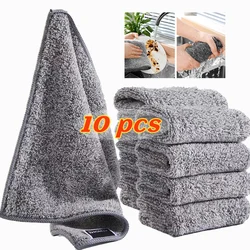 Highly Effective Bamboo Charcoal Dish Cleaning Cloth, Strong Water Absorption and Easy-to-wash, Perfect for Household Use