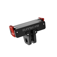 Sunnylife Magnetic Quick Release Adapter Bracket Holder 1/4 Interface Mount For DJI Action 5 Pro/Action 4/3/2 Camera Accessories