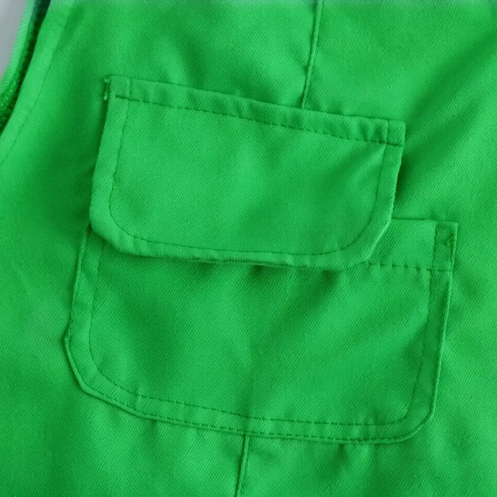 Kids Casual Summer Overalls Suit Soft Cotton Short Sleeve Top Cute Candy Color Kindergarten School Class Uniform