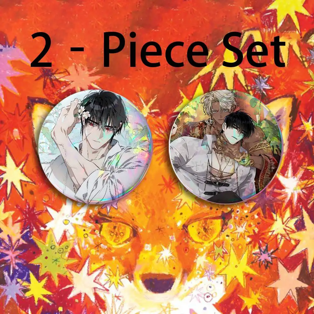B-Blossoms of the White Night Button Pin Single Pack Anime Merch for Ita Bags Badge Collectible Buttons