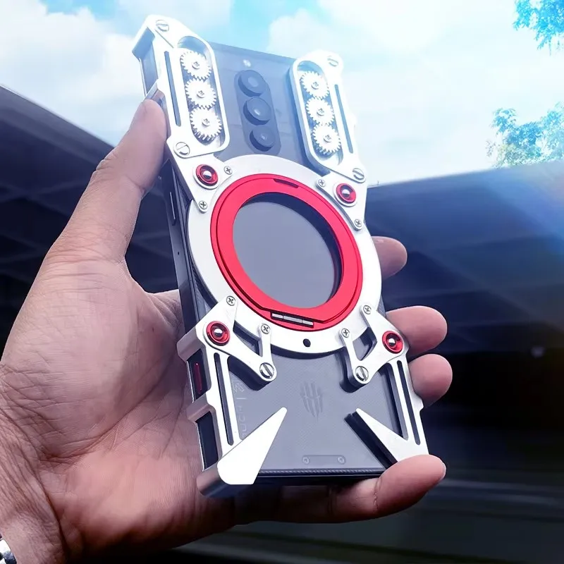 

Luxury Magnetic Rimless 360 Shockproof Case For Xiaomi 15 Pro 14T 13T 12T 12S Pro 13 Ultra Armor Metal rotating Stand Bumper