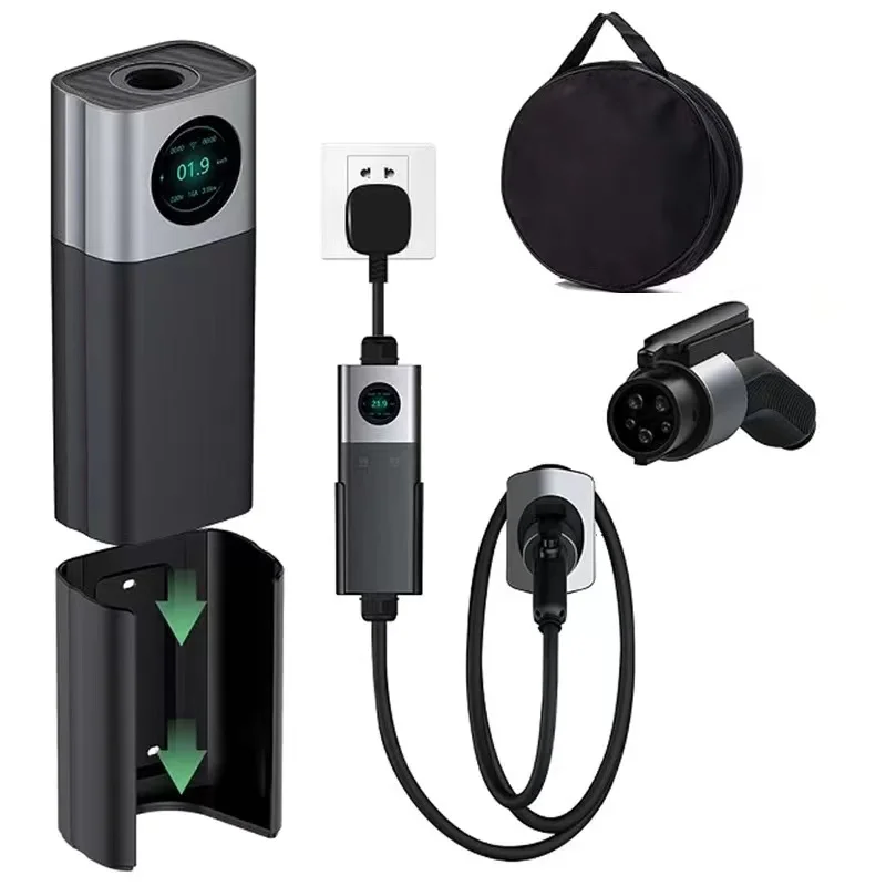 

11KW Portable J1772 EV Charger GBT Type New Energy Vehicle Charging Station Type 1 & 2 Car Charging Station