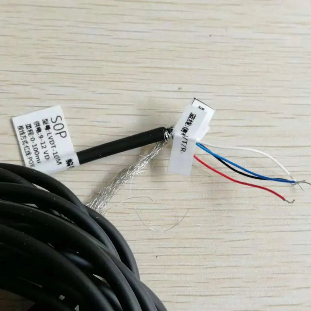 Sensore di posizione lineare Lvdt con uscita digitale ad alta risoluzione da 100 mm