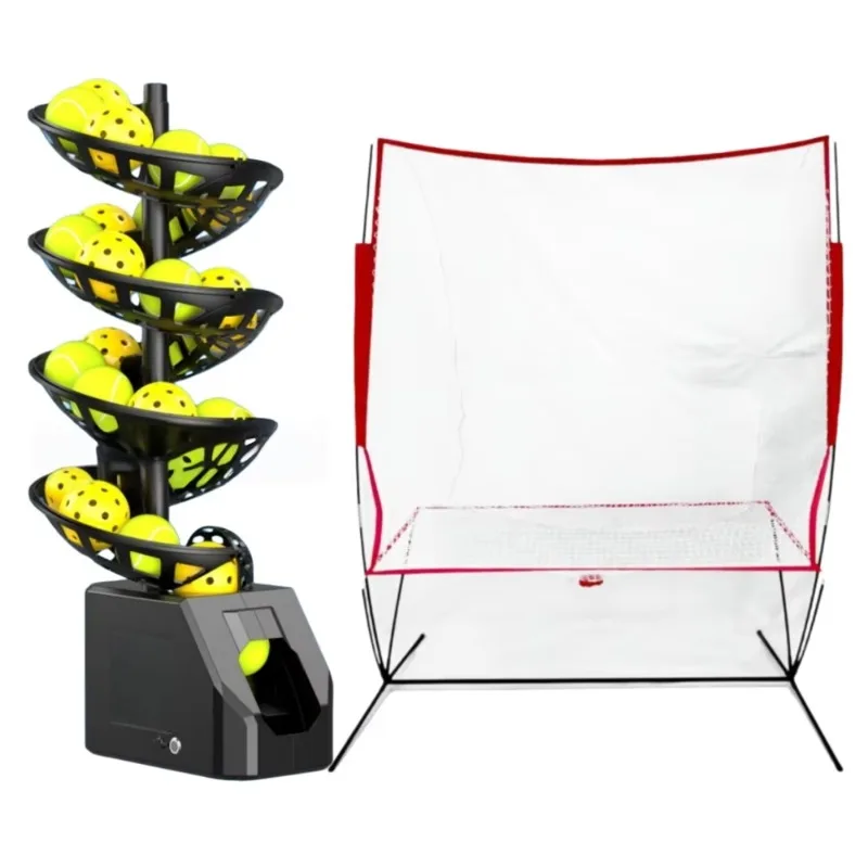 Customizable Large Capacity Automatic Ball Collection System for Universal Pickleball Tennis Ball Machine With Net