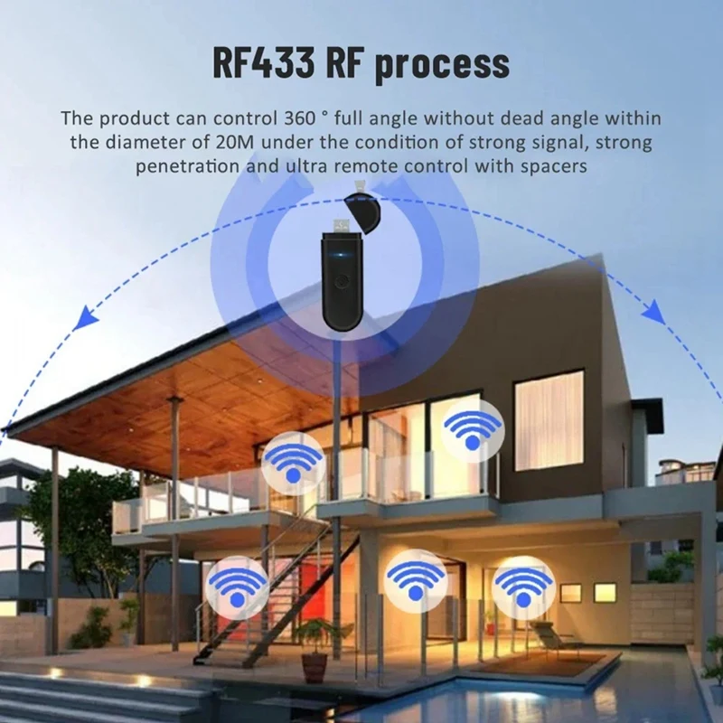 Wifi Tuya Smart RF433 Usb Infrared Remote Control For Alexa Google Smart Home Wireless Intelligent Remote Control