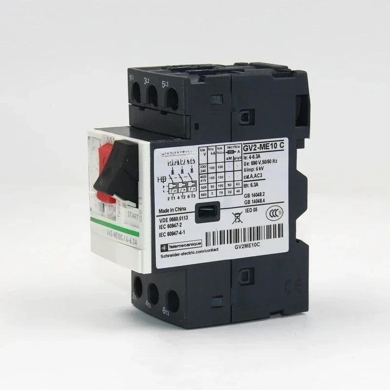 Schneider motor circuit breaker Switch Button GV2ME14C 01C 02C 03C 04C 08C 10C 16C 22C GV2ME32C motor start protection switch