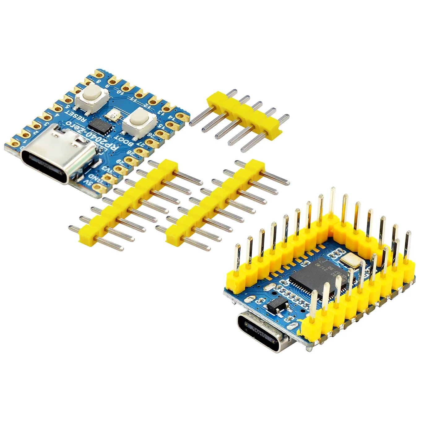 10pcs RP2040-Zero RP2040 for Raspberry Pi Microcontroller PICO Development Board Module Dual-core Cortex M0+ Processor 2MB Flash