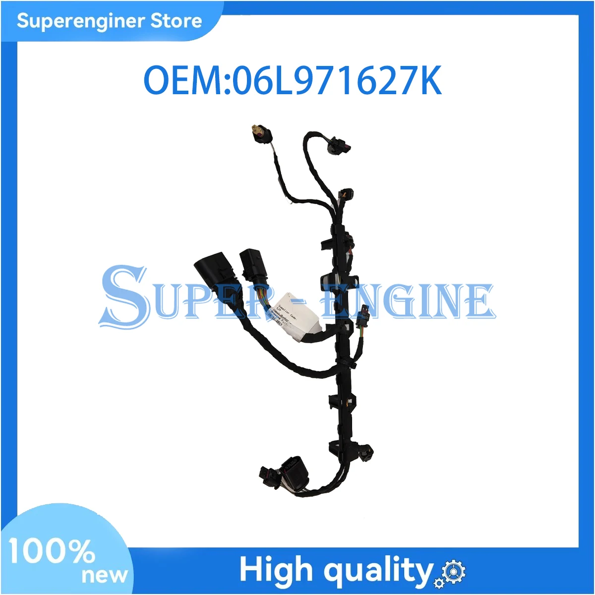 

Высококачественный жгут проводов для форсунок высокого давления 06L971627K (06L971627E) для Audi A1, A3, A4, S4, A5, S5, A6, A8, Q3, Q5, TT