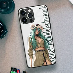 Nelliel Anime Character TPU Tempered Glass Phone Protective Case for iPhone Xr Xs 7 8 15 Plus 12 13 Mini 11 14 15 16 Pro Max