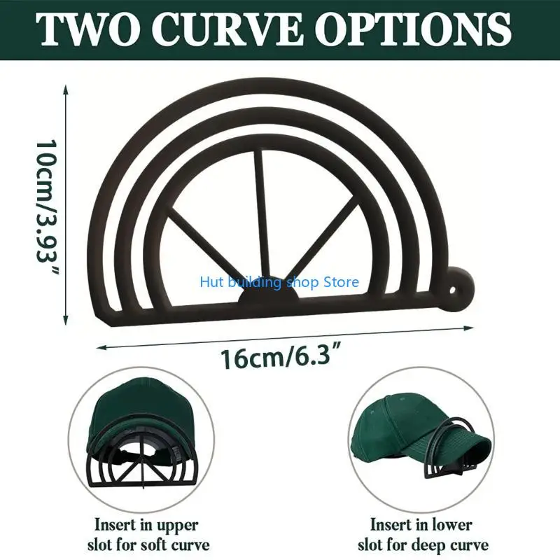 T21C 2PCS HAT BRIM BERDER NO تبخير مطلوب HAT Shaper Hat Bill Bender Slots Band