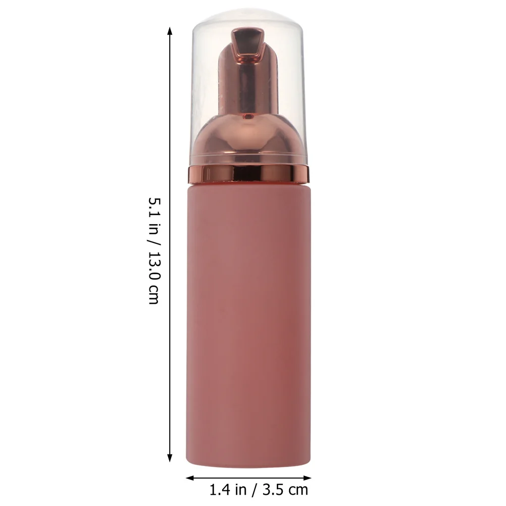 

6Pcs Frosted Foaming Bottles Portable Refillable Travel Shampoo Hand Soap Lotion Dispenser Sub Bottles Mousse Bubble Containers