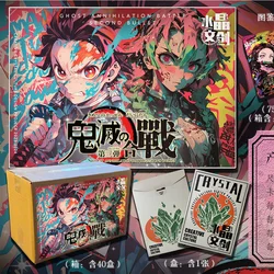 Demon Slayer B5 Wave 3 Carta da collezione Kimetsu No Yaiba Tanjirou Kamado Nezuko Anime Personaggio Collezione di carte Giocattolo per bambini Regalo