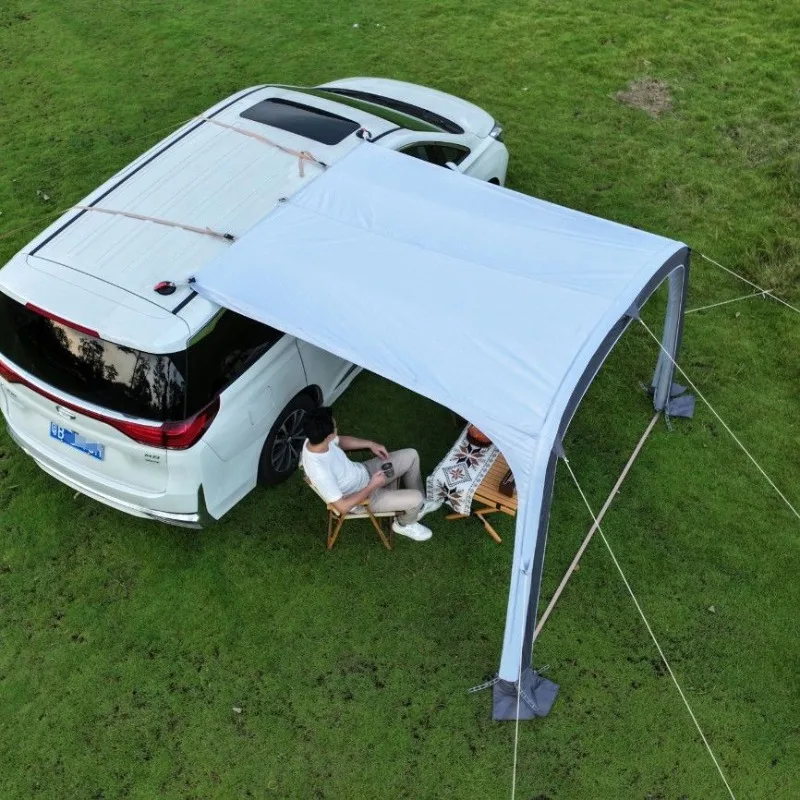 

Outdoor car side tent rainproof awning field camping suv side tent sunscreen car self-driving tour