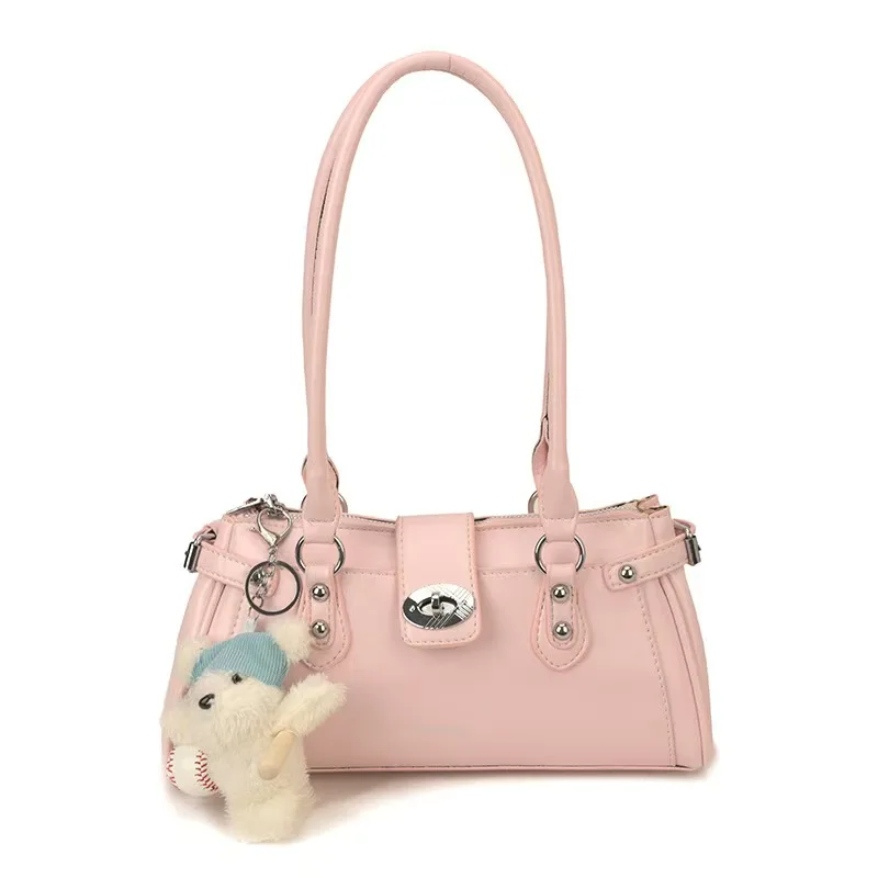 

New Popular Classic Women Handbag High End Luxury Leather Elegant Trendy Design Vintage Casual Simple Ladies Bag