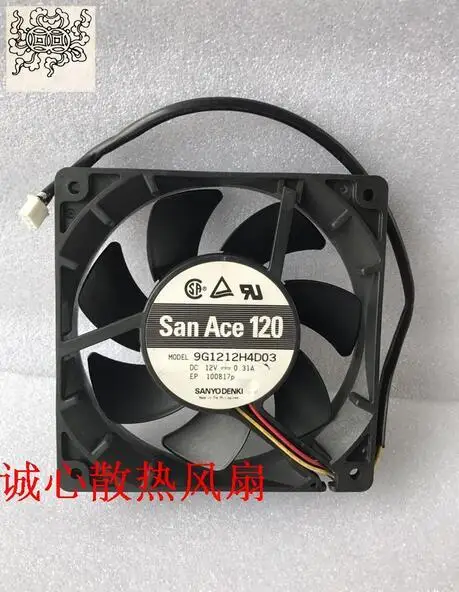 

Jinlingge для оригинального 9G1212H4D03 12 В 0,31 А 12025 3-проводной вентилятор с двойным шариком