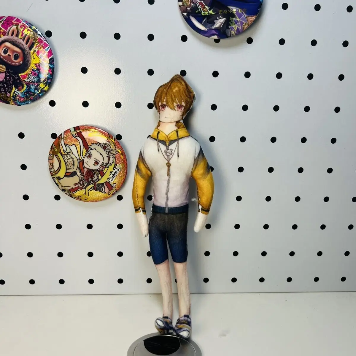 Muñeco de peluche móvil de Anime The Uncertainty of Fate con cuerpo abstracto, esqueleto de alambre, Cosplay, muñecos de Halloween, accesorios hechos a mano