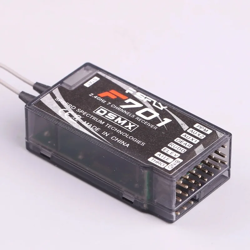 F701 PPM 2.4GHz 7CH DSM× DSM2 Spread F701 Receiver for JR Spektrum RC Remote Control System