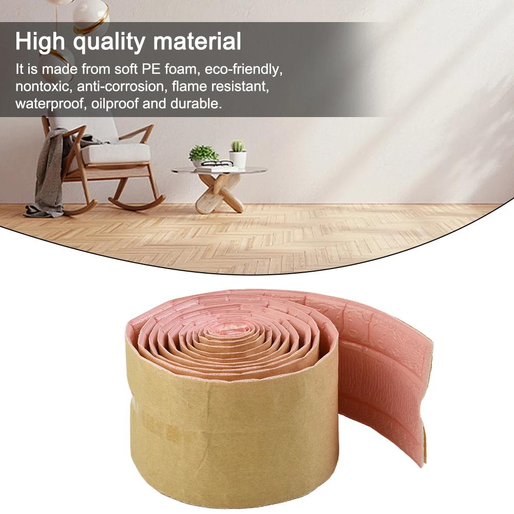

Sticker Wall Trim Line Soft PE Foam Wall Sticker Waterproof Decorative Moulding Strips Home Decoration Brand New
