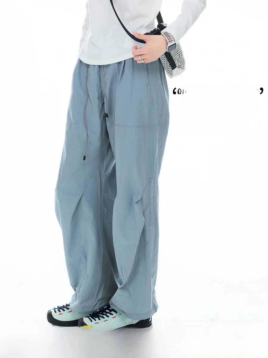 

Брюки женские повседневные для активного отдыха с эффектом похудения, на резинке, свободного кроя, рабочие, весна 2026, дышащие, комфортные