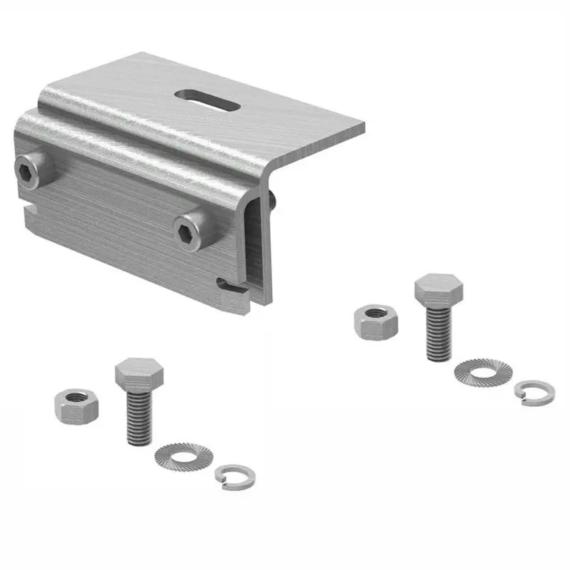 

AEE8-1Set Вертикальные стопорные края Солнечные фотоэлектрические крючки для крыши Фотоэлектрические аксессуары для багажника Солнечные фотоэлектрические крючки для крыши