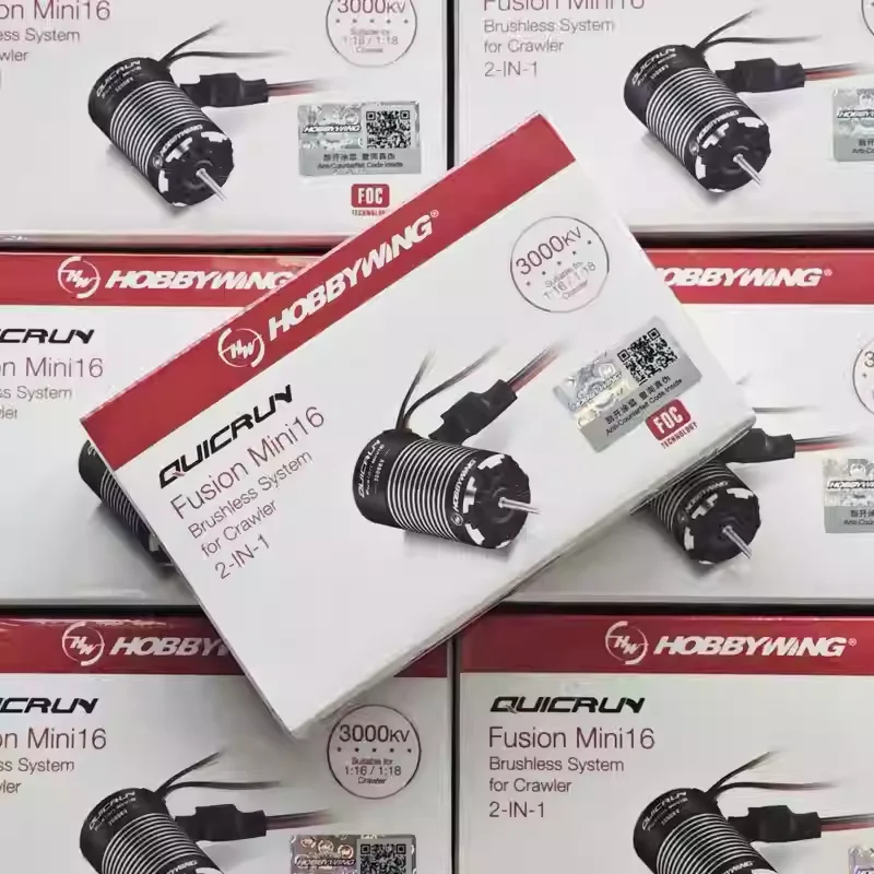 HOBBYWING QuicRun Fusion Mini16 3000KV محرك مقاوم للماء بدون فرش + ESC نظام طاقة المحرك المتكامل للسيارات الزاحفة RC