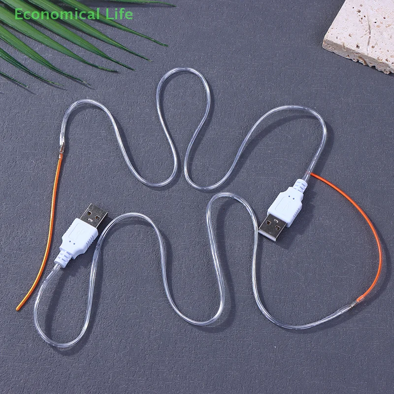 1PCS Lamp Parts Diode LED Filament Flexible DC 5V USB LED 360° Luminous Bendable Creative Edison Bulb