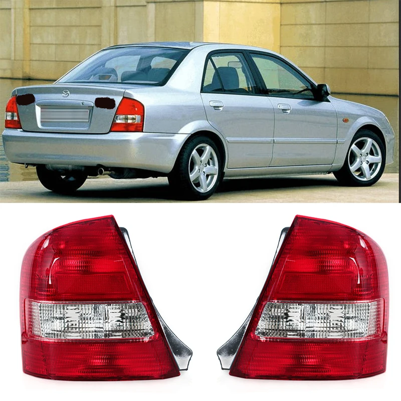 Car Rear Bumper Tail Light Brake Warning Light Tail Lamp For MAZDA 323 FAMILIA BJ Sedan 2002-2004 without Bulb