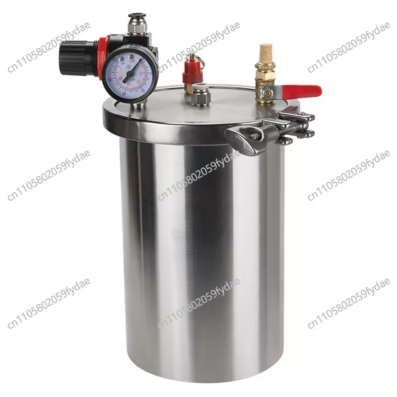 Stainless Steel Pressure Pot 3L for Glue Dispenser - Clamp Frame Type