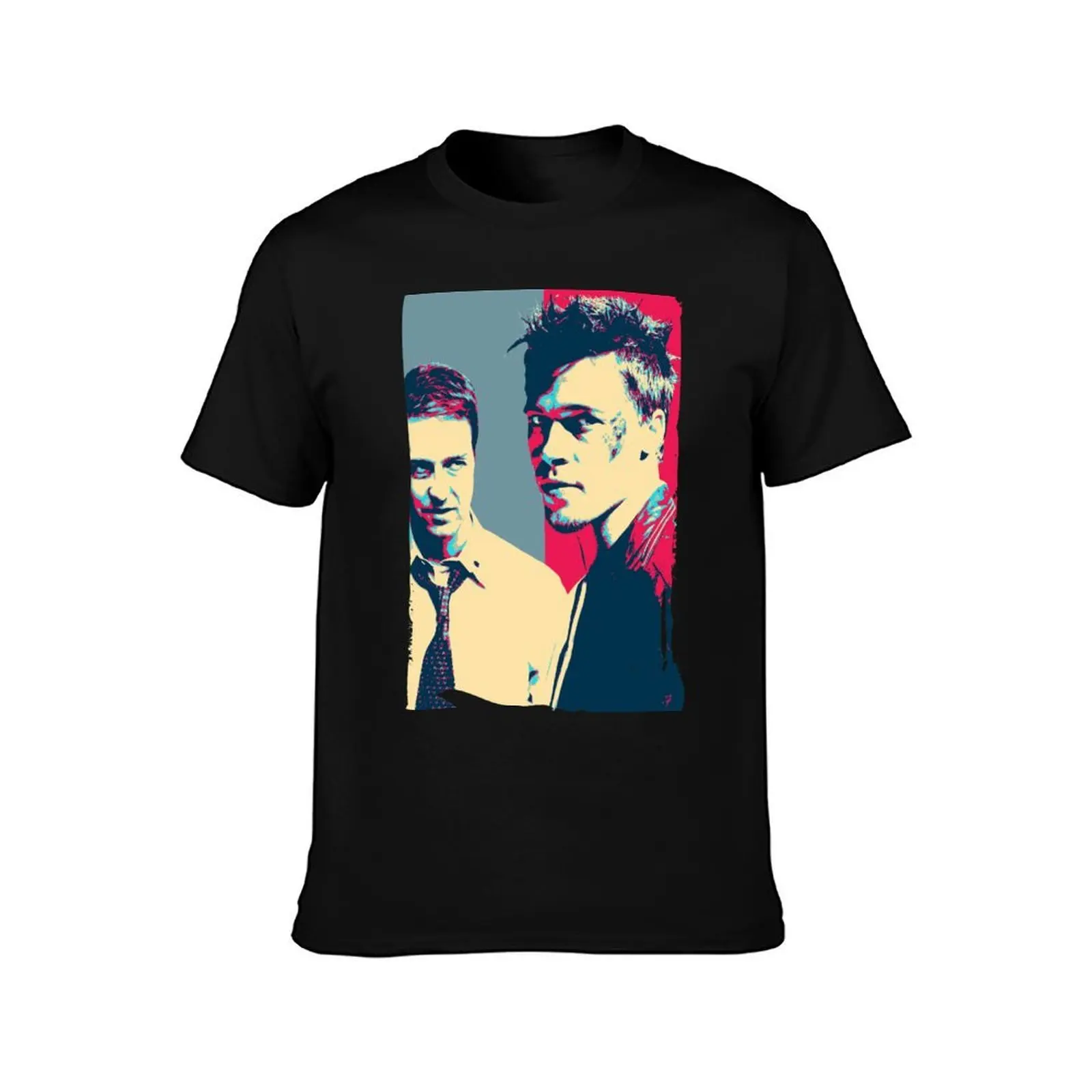 Fight Club Revisited - Tyler Durden and The Narrator T-Shirt Soft Anti-Shrink Cotton Tee T-Shirt