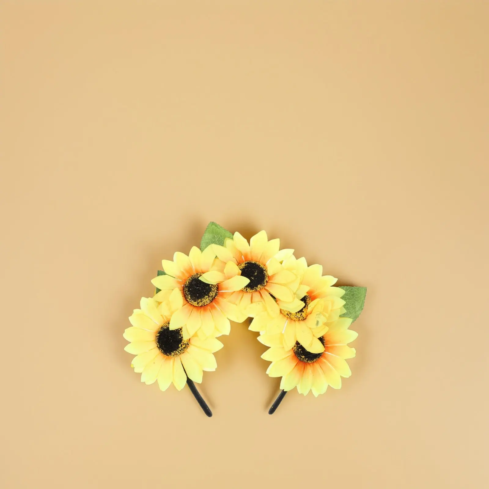 

Bohemian Sunflower Hair Band Floral Headband Decorative Hair Clasp for Party Wedding Birthday Festival Sunflower Hairband