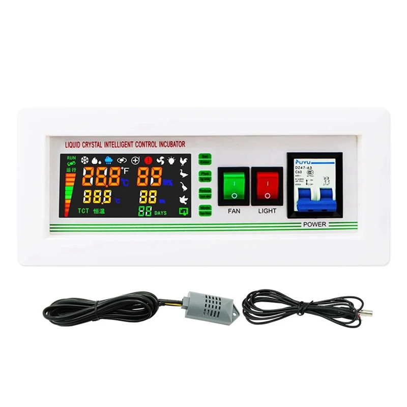 Digital Heat Thermostat 5 Modes Digital Temperature Humidity Incubator Controller AC110V-220V