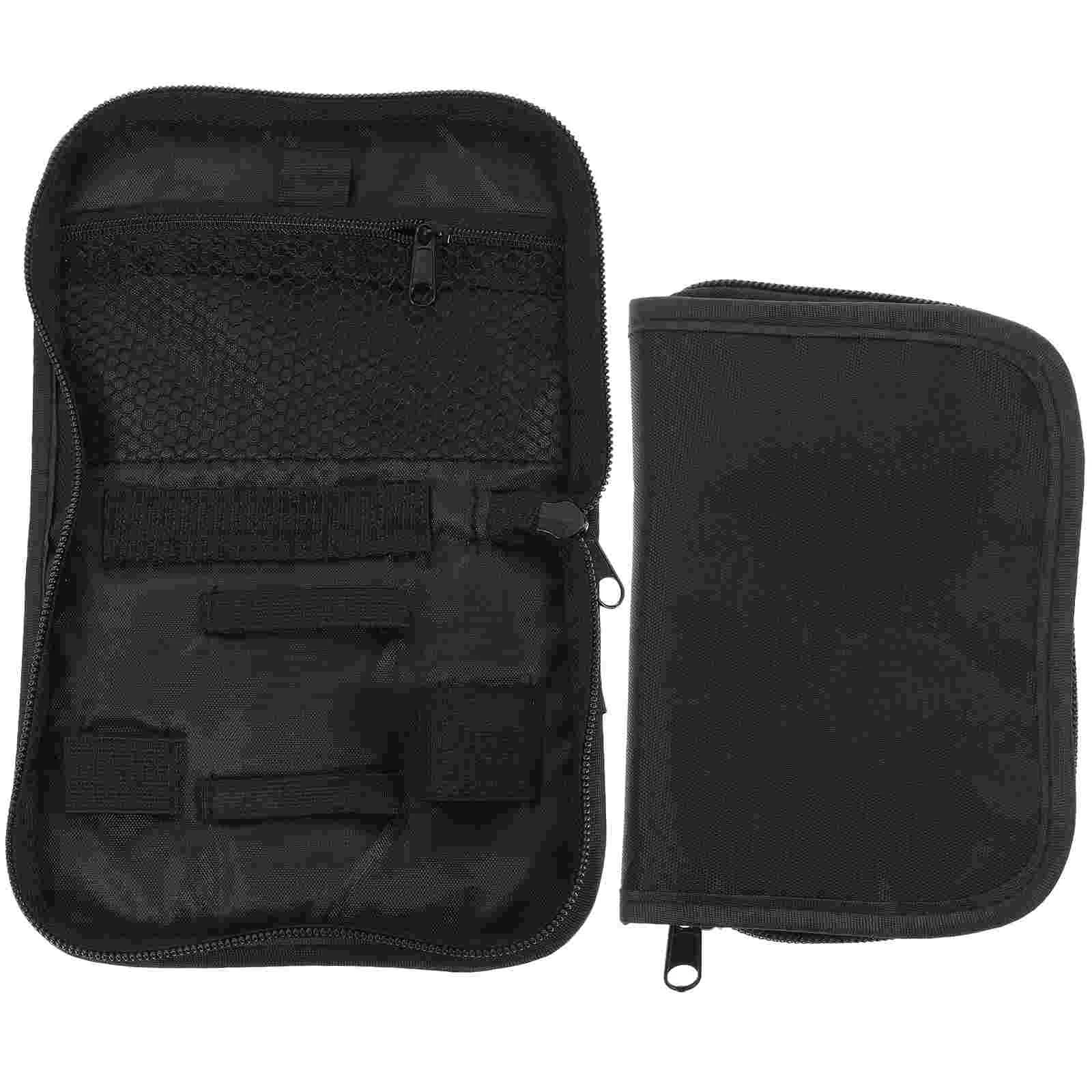 2 PCS Storage Bag Portable Fingertip Pulse Case Protective Carry Suitcase