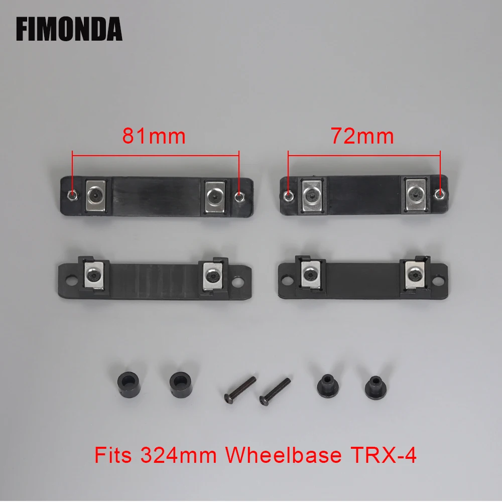 FIMONDA 4Pcs Magnetic Body Posts Mounts for 1/10 RC Crawler Car TRX4 Defender TRX6 6X6 G63 G500 K5 Upgrade Parts