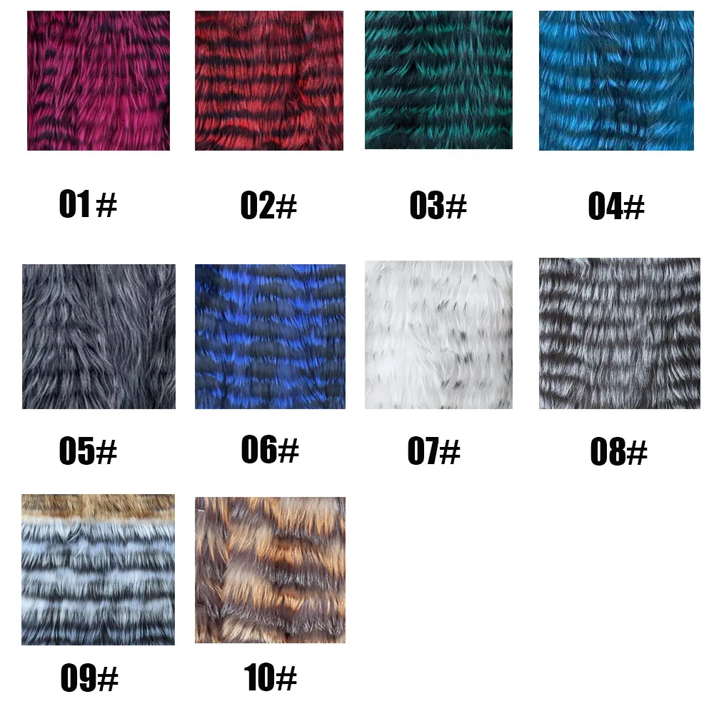 Women's Striped Real Silver Fox Fur Coat, Long Cardigen with Wool Lining, Big Size Clothes, Elegant Outwear, Spring, Lux18A09164