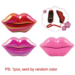 Cute Red Mouth Shaped Unique Lipstick Lips Design Corded Land Line Valentine Telephone Home Table Desk Phone Random Color