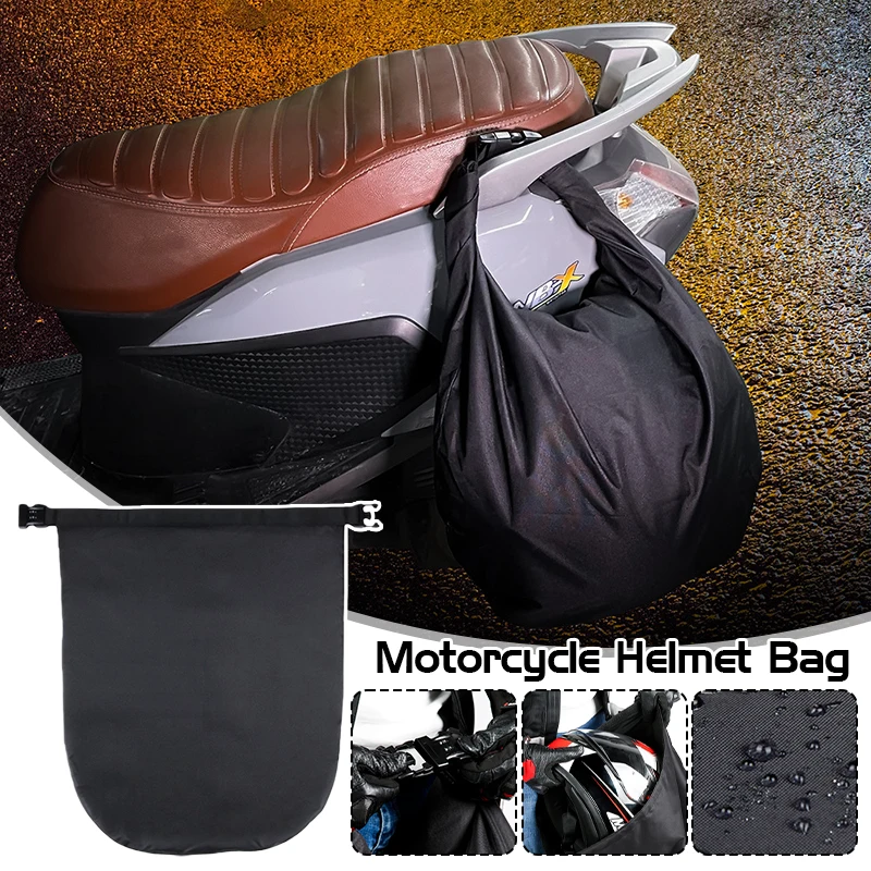 Combination Lock Anti-Theft Motorcycle Equipments Bag Waterproof Large Size Portable Travel Motorbike Helmet Luggage Storage Bag