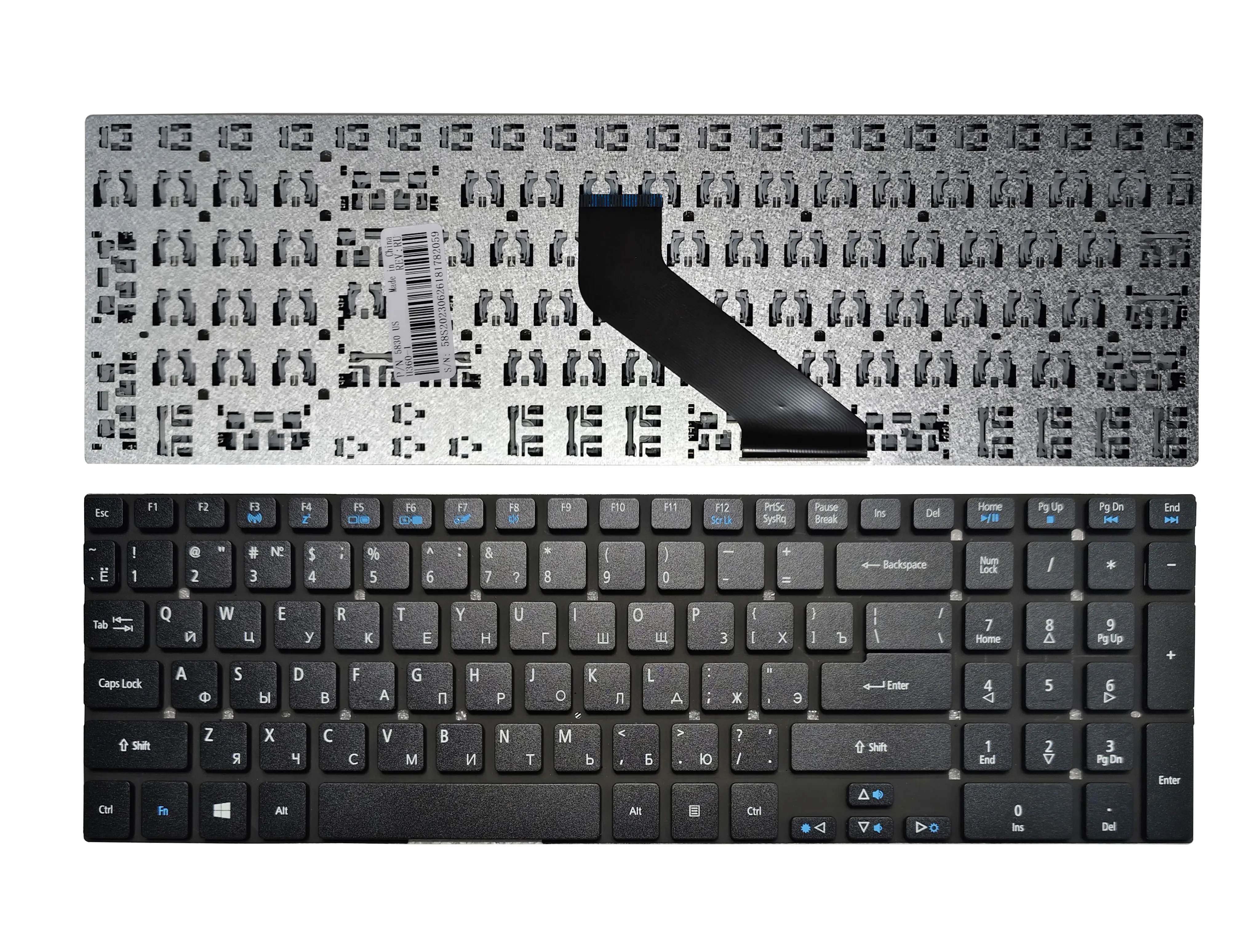 Nowa rosyjska klawiatura do laptopa Acer Aspire E1-570 V3-571G V3-772 V3-531 V3-531G V5-561 V5-561G E1-570G V3-7710 V3-7710G V3-772G