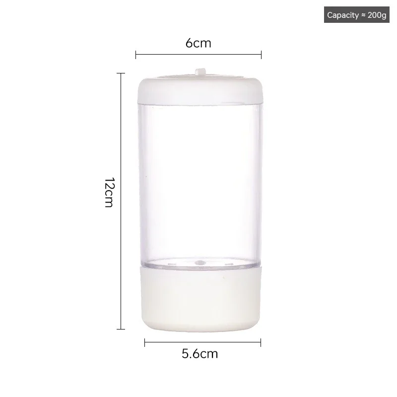 2g Metering Salt Shaker Push Type Salt Dispenser Salt Tank Sugar Bottle Shaker Canister Quantitative Spice Shaker Seasoning Box