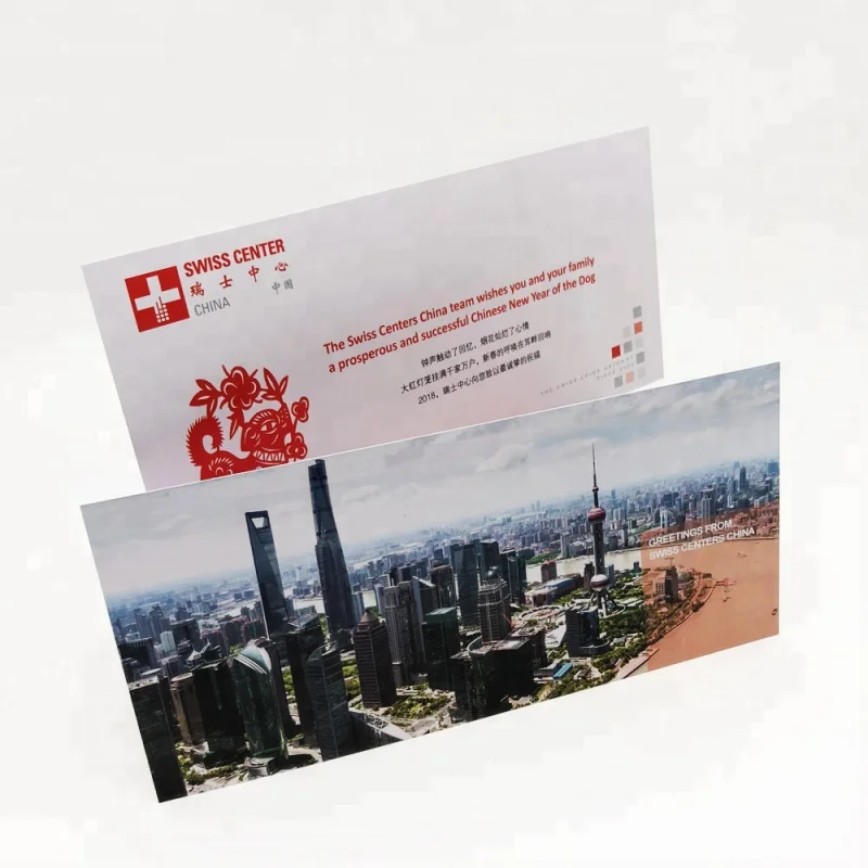 50 0.Zhang.Custom.card Compliment slip offset printing service printing in shanghai