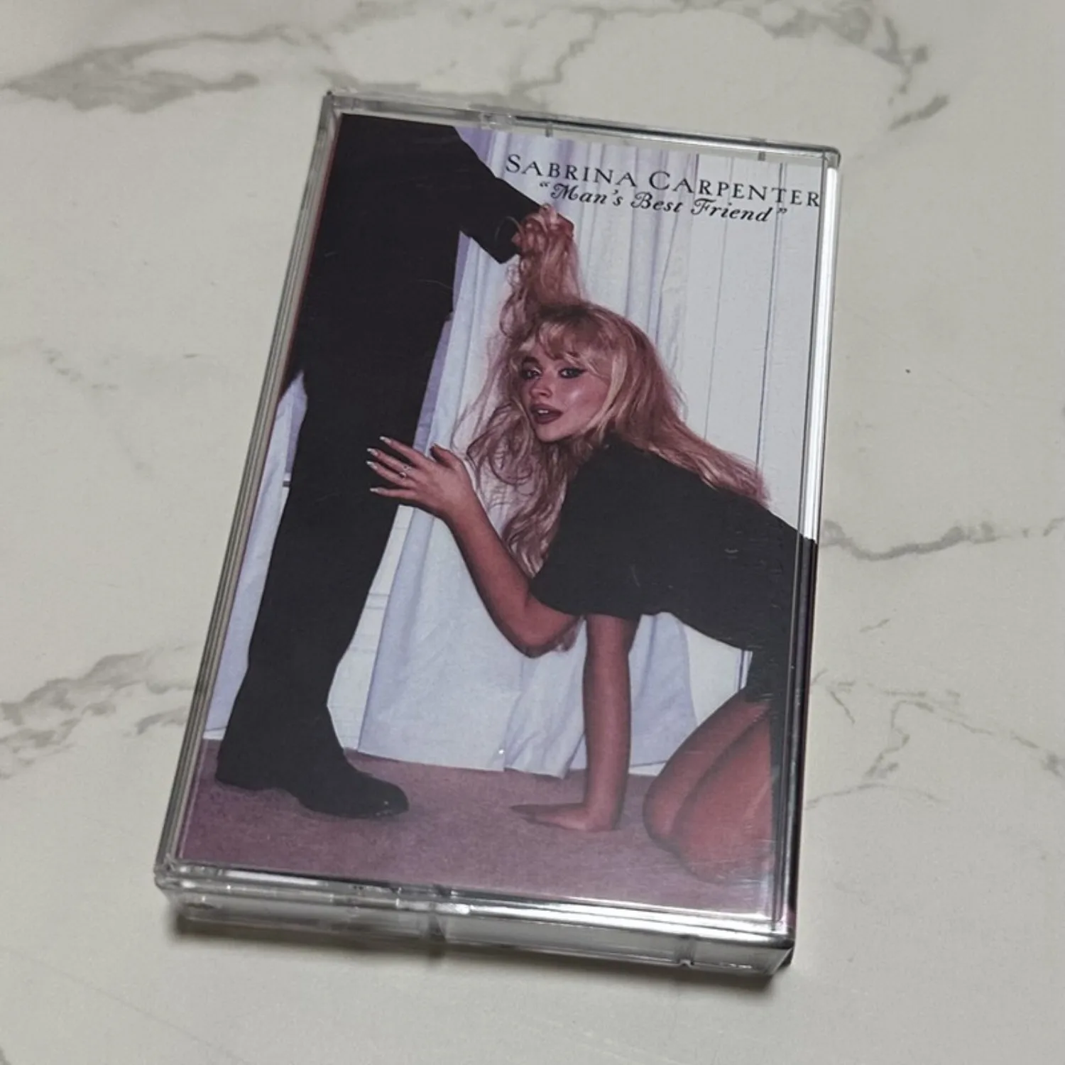 

Rare Sealed Sabrina Carpenter Man's Best Friend Explicit Pop Cassette Vintage Tape Collectible for Music Fans Home Art Decor
